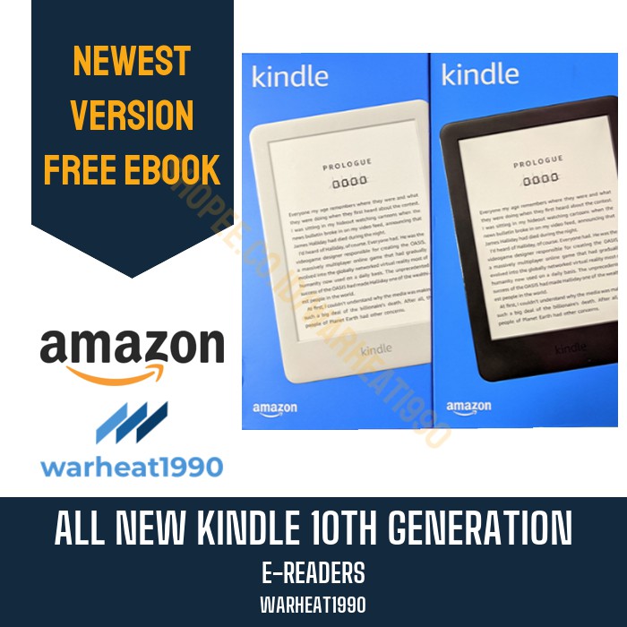 Amazon All New Kindle 10 / 10th Generation Free Ebook Ereaders-0