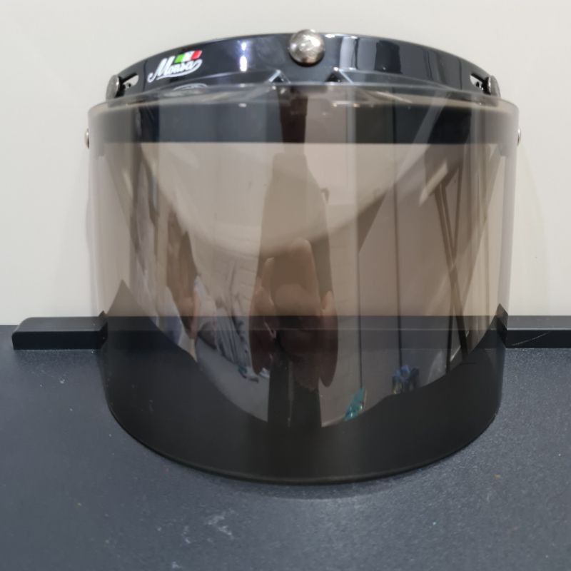 kaca datar monsa hitam smoke