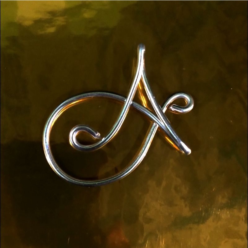 BROS Huruf Gold Silver Bros Hijab Bros Jilbab Handmade Initial (A - Z) Semarang