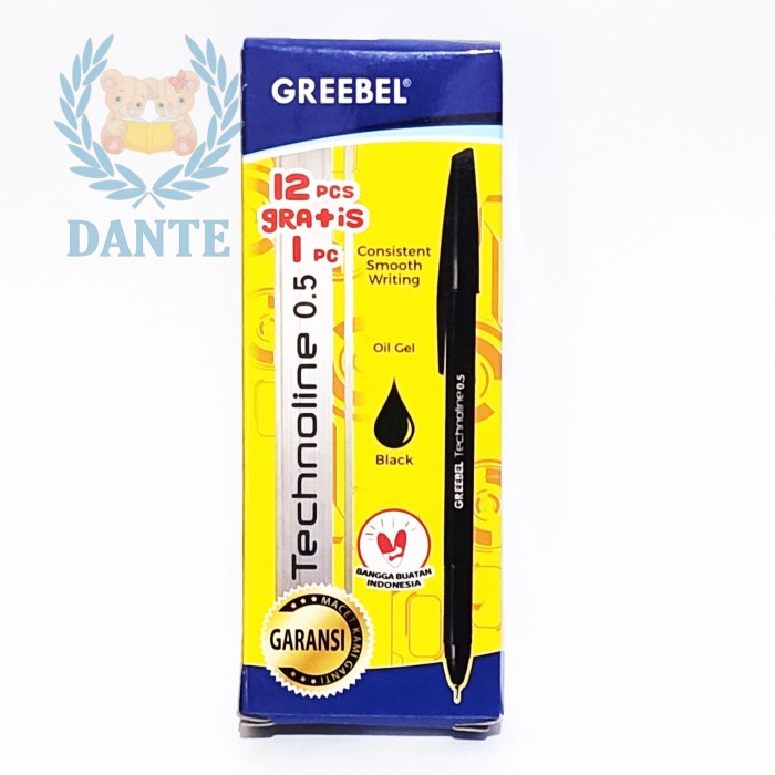 

Wow Pulpen Greebel Technoline 0.5Mm Per Lusin Bergaransi