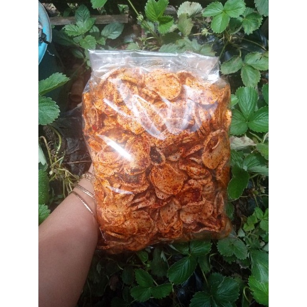 Basreng Bulat Baso goreng Extra pedas daun jeruk isi 1000 gram / 1 kg