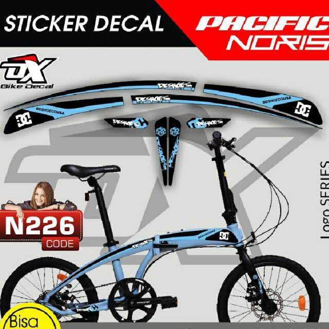 Stiker decal pacific noris seri n226 ready stock