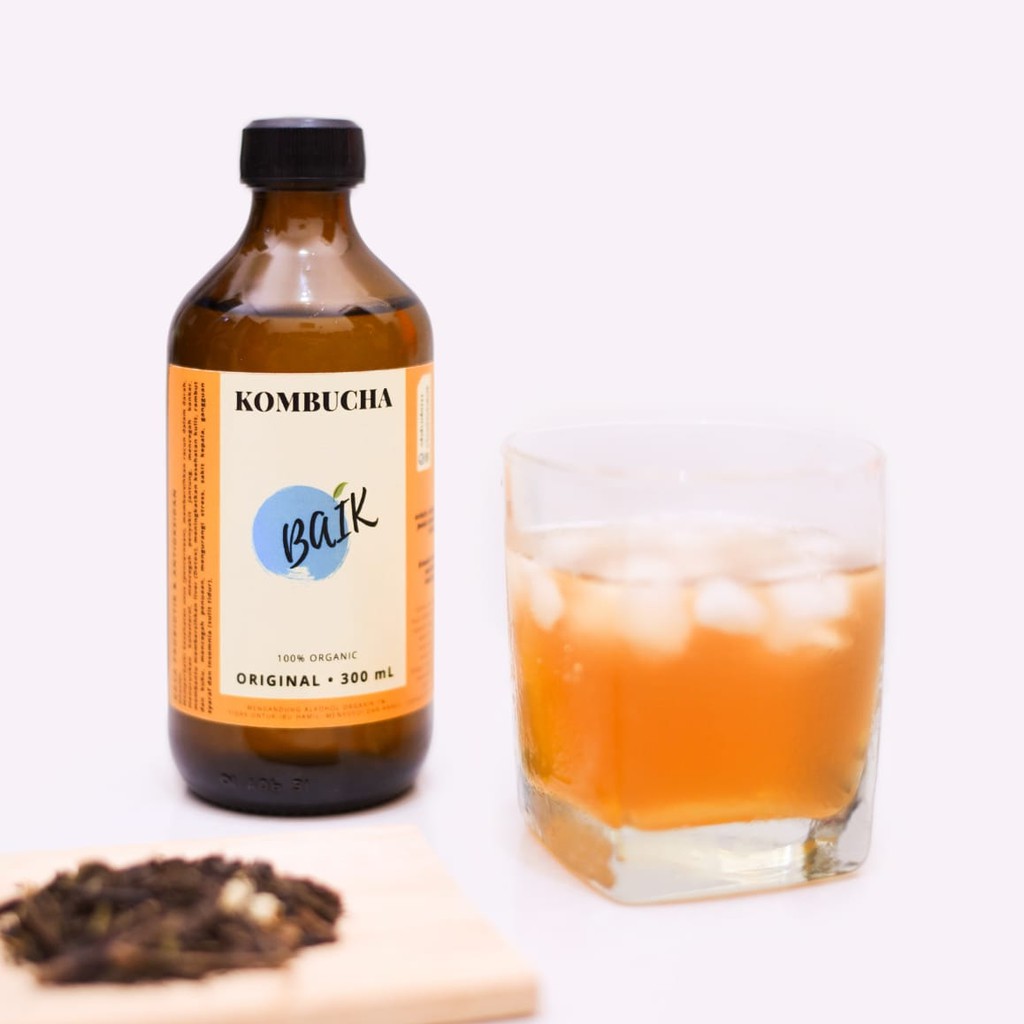 

Kombucha Baik - Original (300mL) - kesehatan imun booster detox probiotik antioksidan