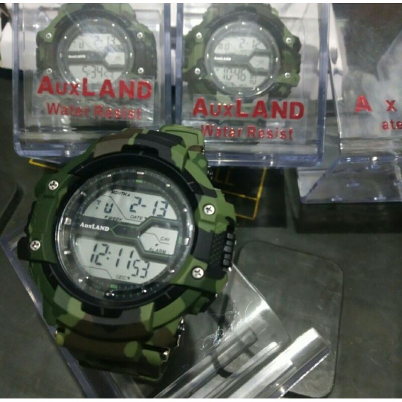 Jam Tangan Auxland Water Resistance Loreng Malvinas