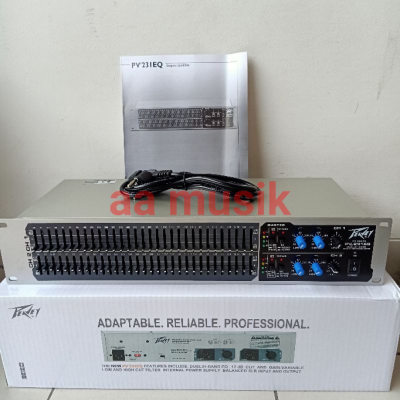 EQUALIZER PEAVEY 231 EQ PEAVEY 2x31 BAND PV231EQ