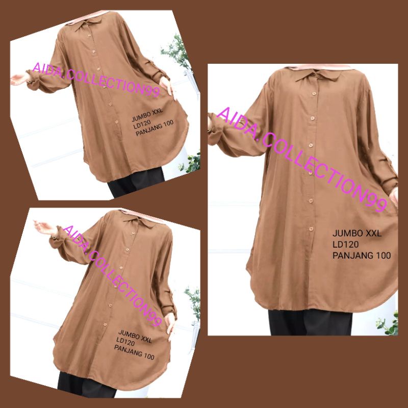 TUNIK JUMBO/BIG SIZE/LD120/PJ100/TUNIK KEKINIAN/BUSUI/BUMIL/TUNIK WANITA