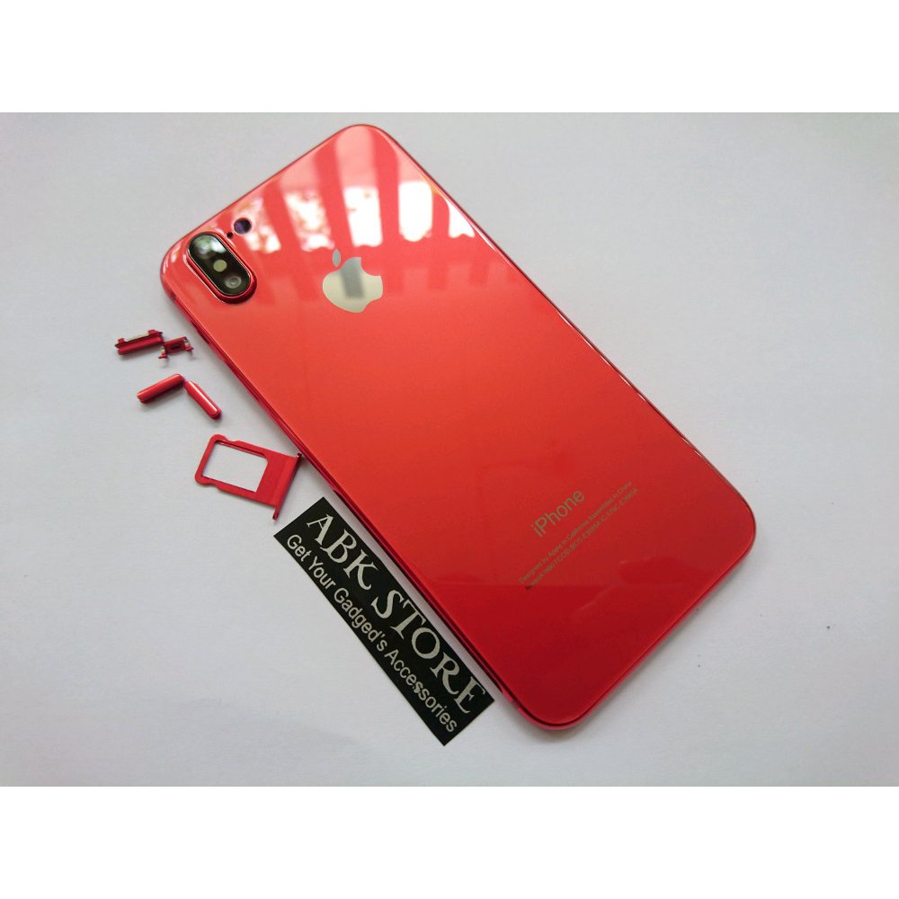 Casing Housing Kesing Backdoor Iphone 6s Model Iphone X Red Edition Original