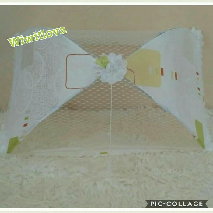 Tudung Saji Lipat Persegi Motif D Minimalis Import