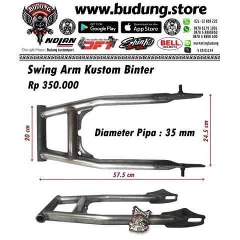 Dijual Swing arm custom binter merzy Murah
