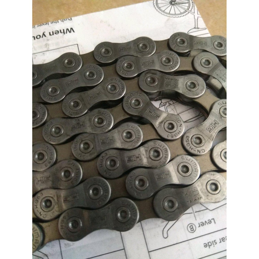 FADA -  RANTAI CHAIN SHIMANO 9 SPEED CN - HG53 ORIGINAL