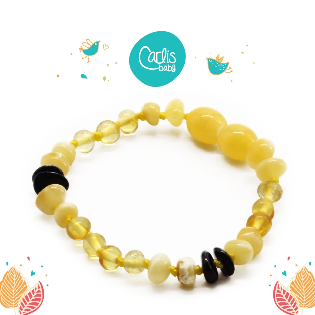 CE131 Gelang Amber Tumbuh Gigi Bayi By Carlis Baby