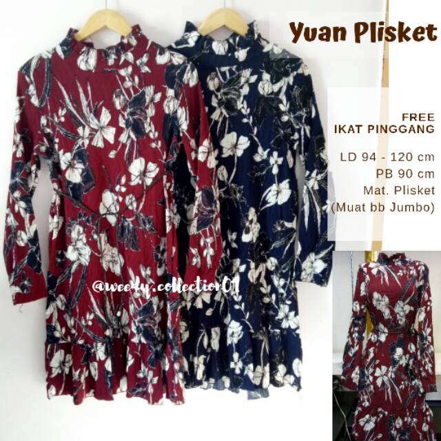 Tunik plisket import
