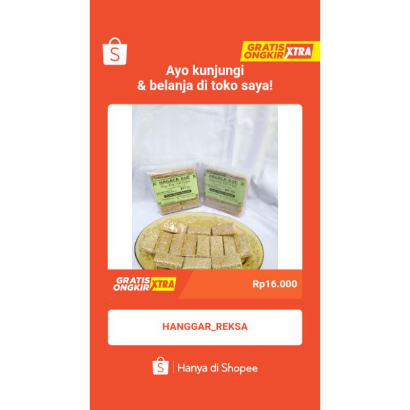 

Ting-ting Wijen 1/4 kg HAGACA Snack