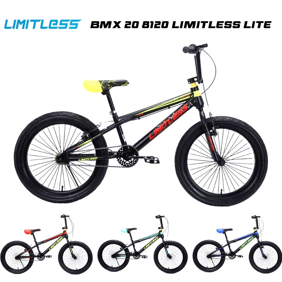 Mutiara Sepeda - Sepeda Anak Cowok BMX 20 Inch Limitless 8120 Lite