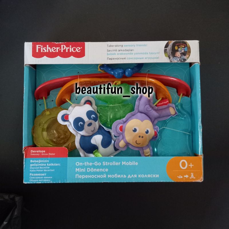 Fisher price on the go stroller mobile | mainan gantung stroller | mainan stroller gantung | mainan 