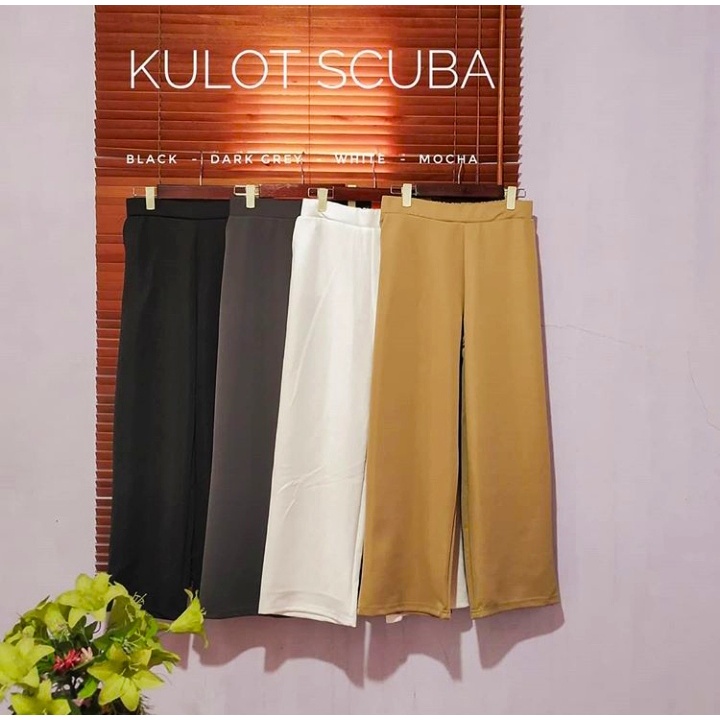 ARLA CELANA HIGHWAIST SCUBA TERLARIS // KULOT MATT SCUBA TEBAL