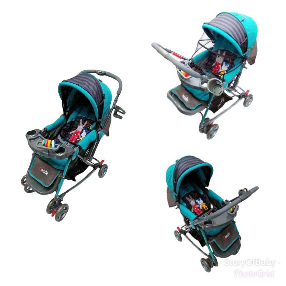 Order Langsung Stroller pliko GRANDE 4in1 Terlaris
