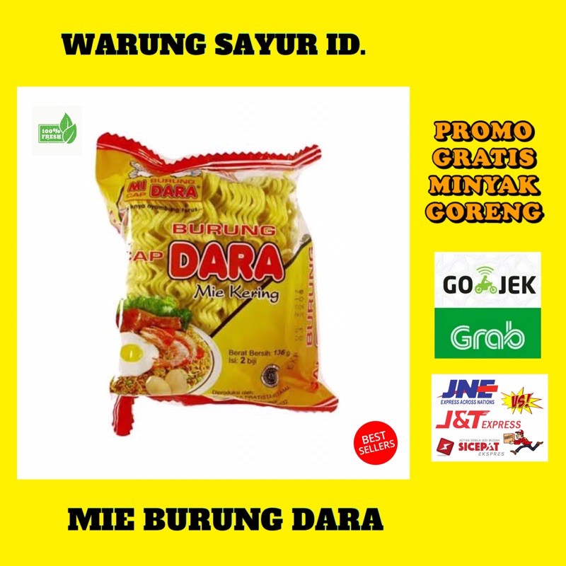 

MIE BURUNG DARA ISI 2 KEPING