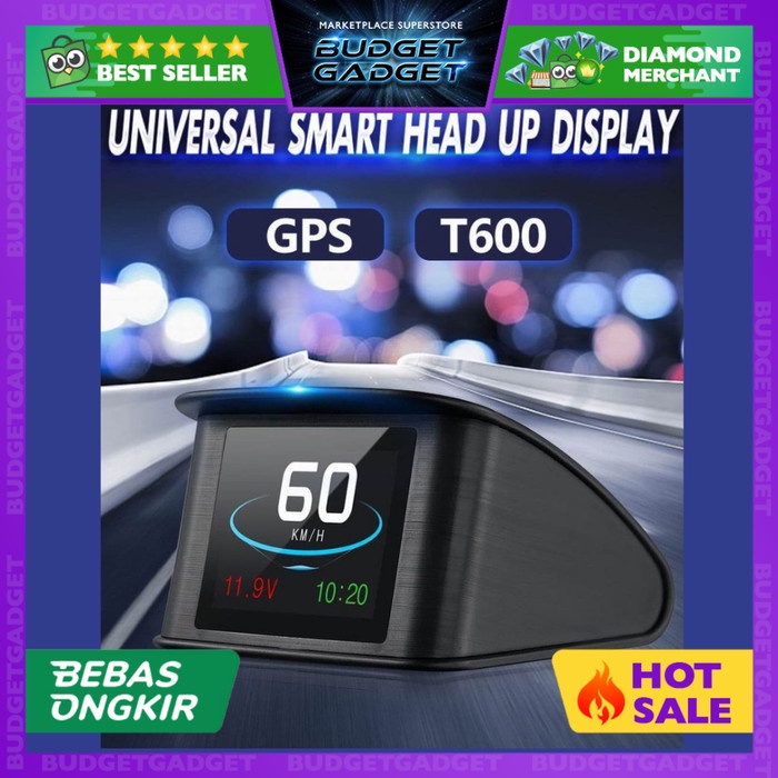 Display HUD Mobil OBD2 Computer Speedometer Digital Mobil - P10 ORIGINAL Original original