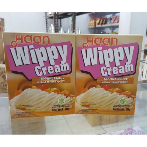 

wippy cream / whipping / whipped cream HAAN 400 gram BUBUK