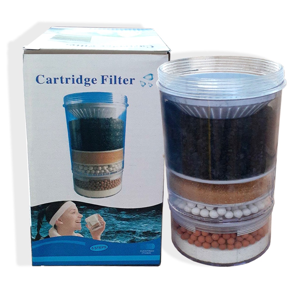 Carbon Water Filter Purifier Mineral Catridge Penyaring air minum