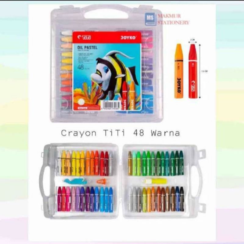 

Krayon merk TITI isi 48 varian warna