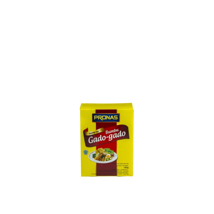 

SAUS-DRESSING- PRONAS GADO-GADO 185 G BUNDLING 2 PCS -SAUS-DRESSING.