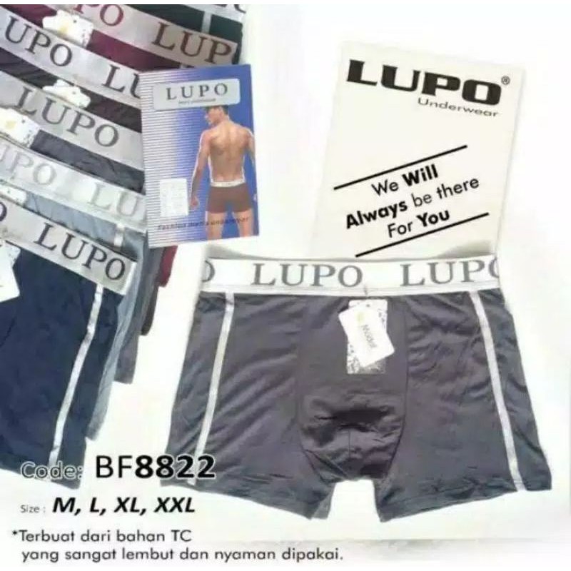 Boxer LUPO Original / Celana Dalam Pria Boxer