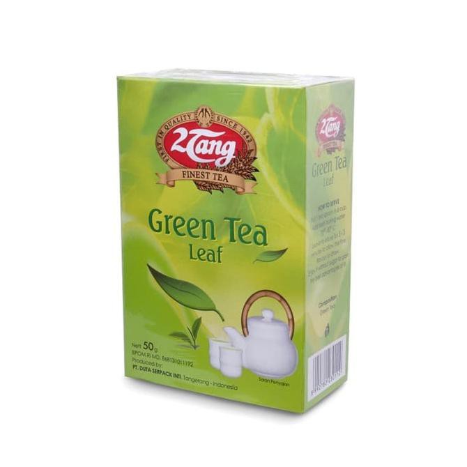 

Teh-Bubuk- 2Tang Green Tea Leaf Teh Bubuk 50 gr/2 pcs -Dijamin-Halal.