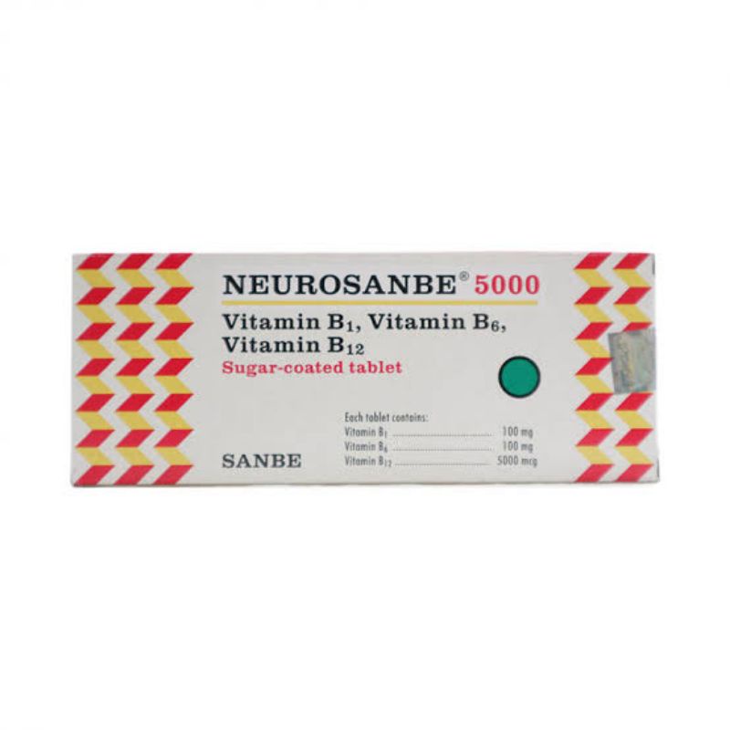 Neurosanbe 5000 / Suplemen Makanan / Multivutamin / Vitamin B