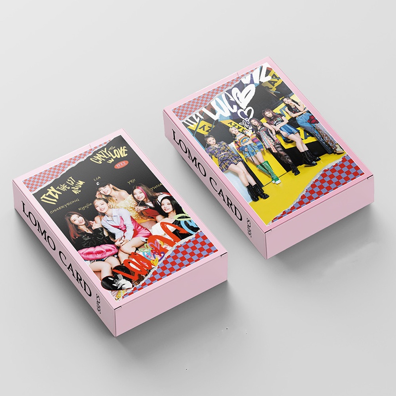 55pcs/box ITZY photocards CRAZY IN LOVE Album LOMO card Postcard ((In STOCK) Kpop fan