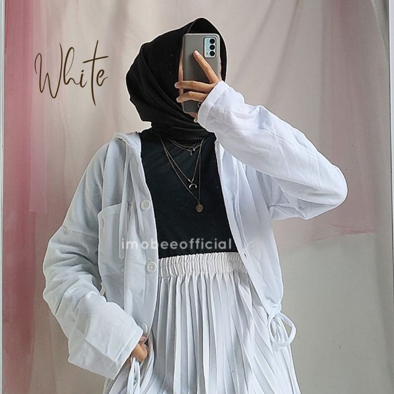 CANDY BUTTON OVERSIZE CROP //JAKET BUTTON OVERSIZE