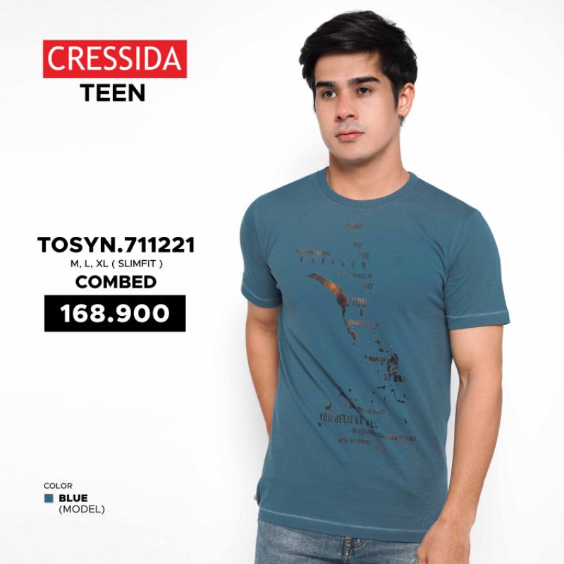 kaos pria/cressida teen/kaos original