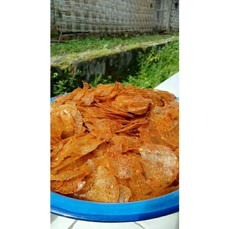 COD kripik kaca / kripik beling pedas extra daun jeruk 1kg