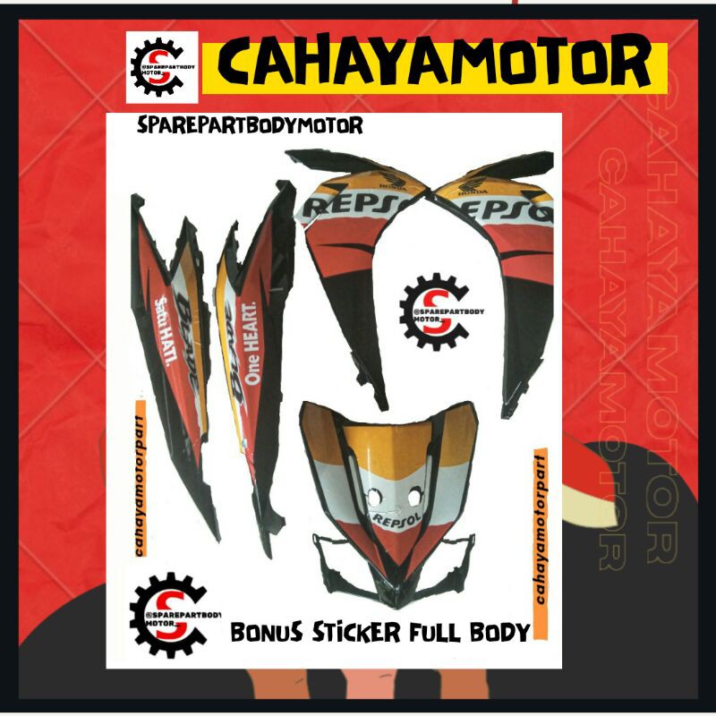 Body Honda blade New Repsol 2011 - 2012