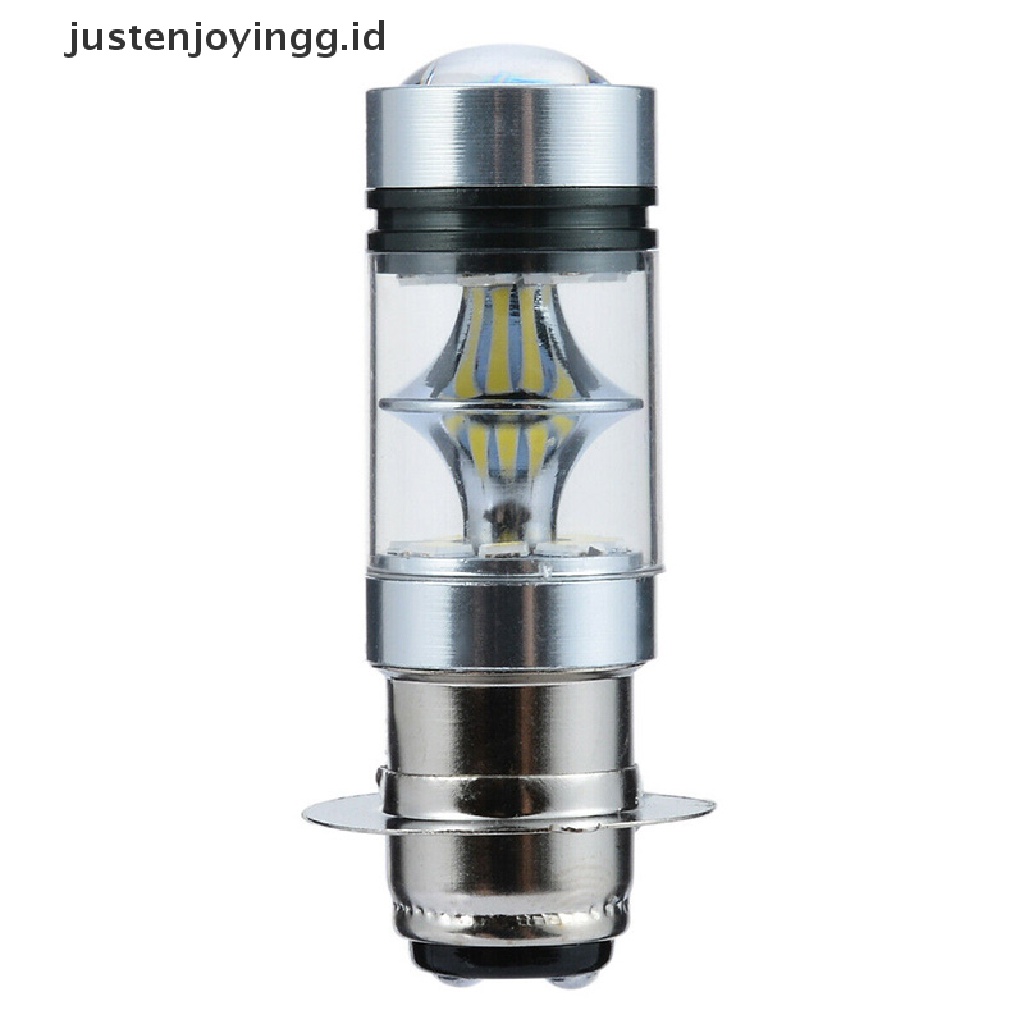 // justenjoyingg.id // BA20D H6 2323 20SMD LED 100W Motorcycle Fog DRL Brake Parking Light Lamp Bulb ~