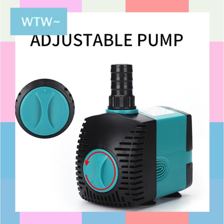 Power Head Pompa Celup Aquarium Hidroponik Low Watt - Mesin Air Terjun Kolam Ikan Koi Arwana