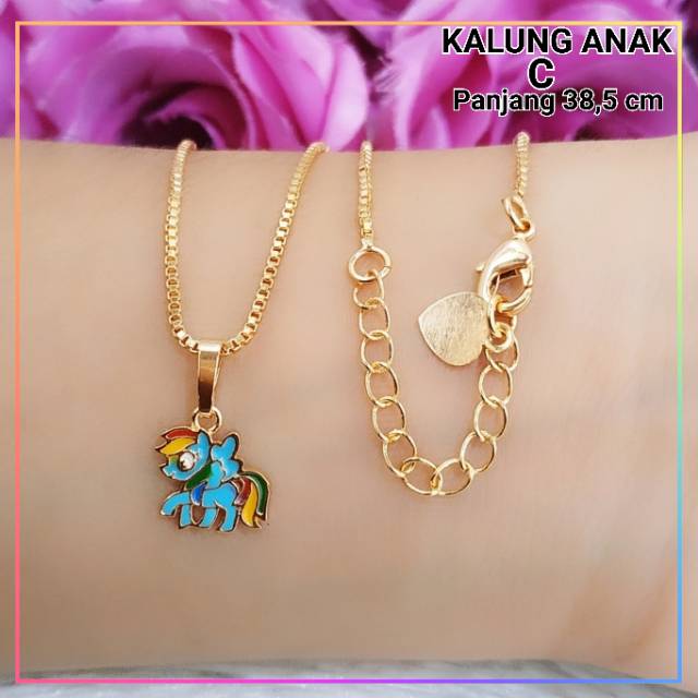 Kalung xuping kalung anak karakter lapis emas gold H133