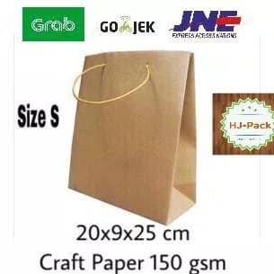 

Paperbag Paper Bag Tas Kertas Goodie Bag Ukuran S 20x9x25