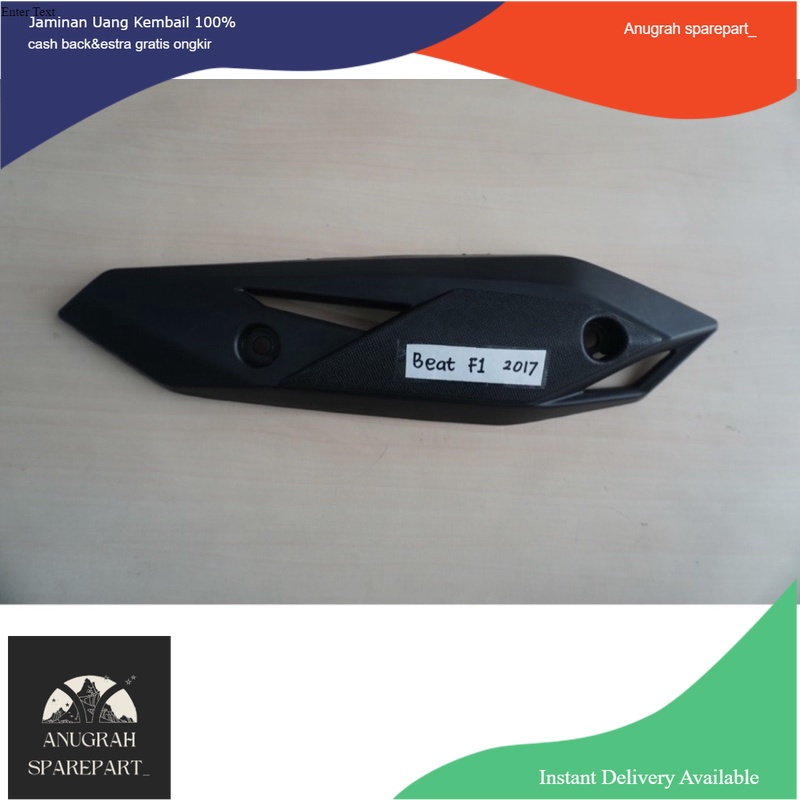 cover tameng knalpot beat new/eco k81 tahun 2017-2019 original