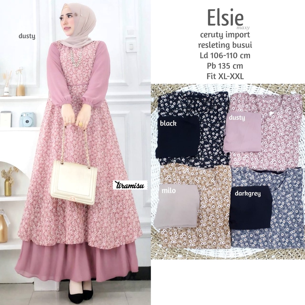 ELSIE MAXI DRESS ORIGINAL TIRAMISU