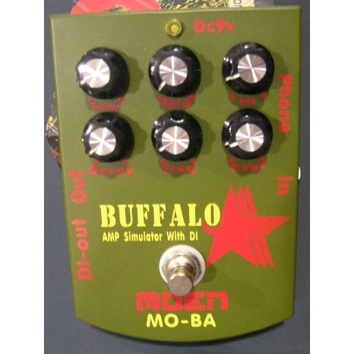 Effect Guitar Moen Buffalo Parametric EQ and Amp Simulator DI Box