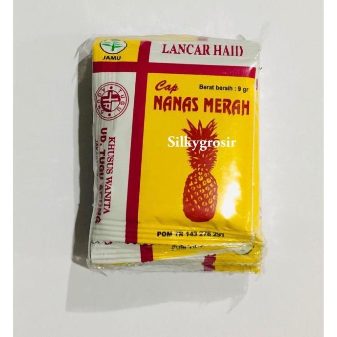 

Cap Nanas Merah ~ Jamu Lancar Haid Isi 10 Sachet Diskon