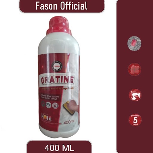 PEMBERSIH GRANIT BATU ALAM FASON GRATINE 400 ML