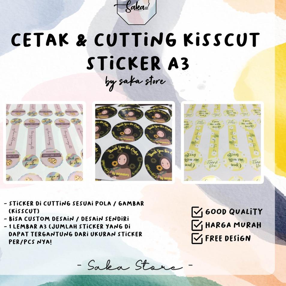 

[PRODUK HDD8P] CUTTING STICKER KISSCUT A3 / CUTTING STICER / CUSTOM CUTTING STICKER / CUTTING STIKER MURAH NZY