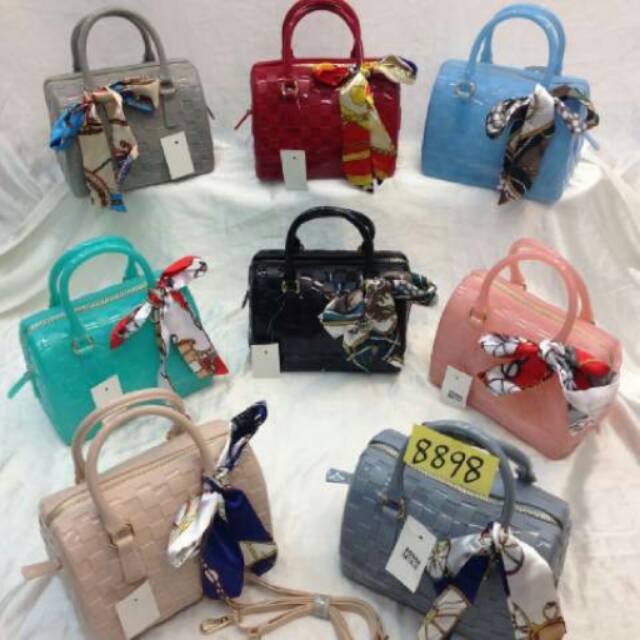 Tas Wanita Furla Jelly Motif Catur
