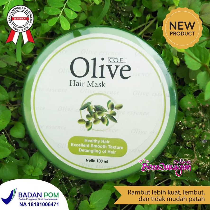 (BOSS) SYB OLIVE HAIR MASK BPOM - MASKER RAMBUT OLIVE SYB COE