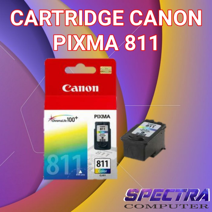 Cartridge Canon 811 Color Original - Cartridge Canon Warna