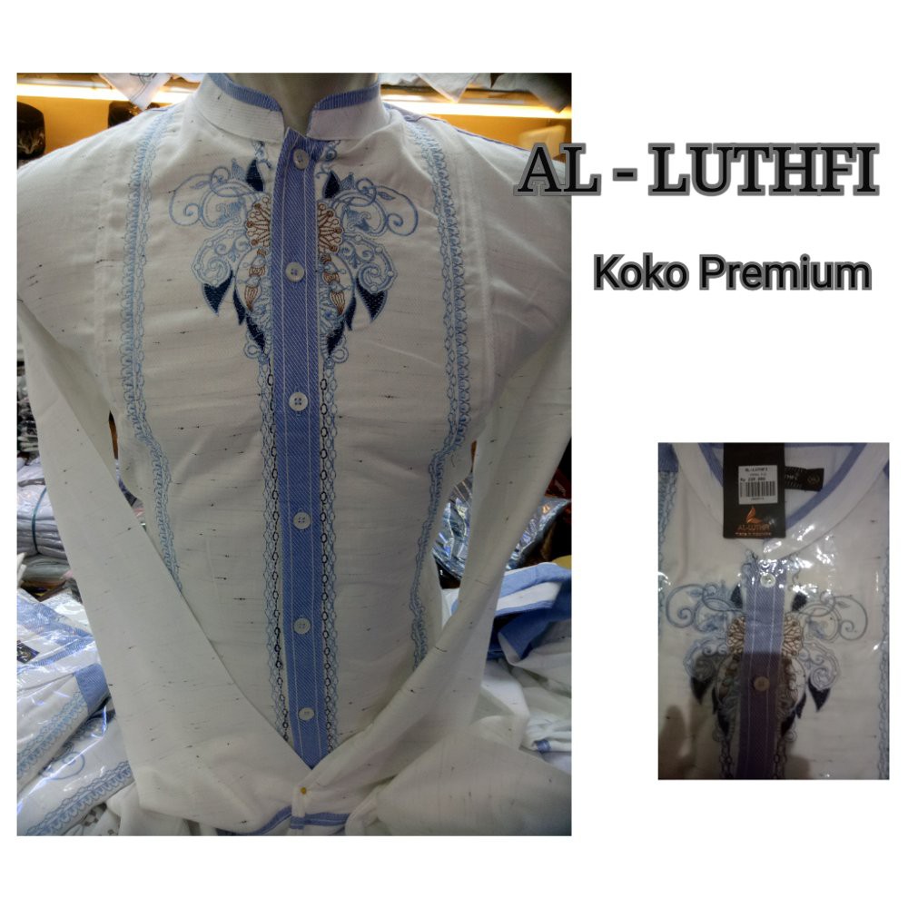 BAGUS Baju Koko Premium AL LUTHFI HARI INI SAJA