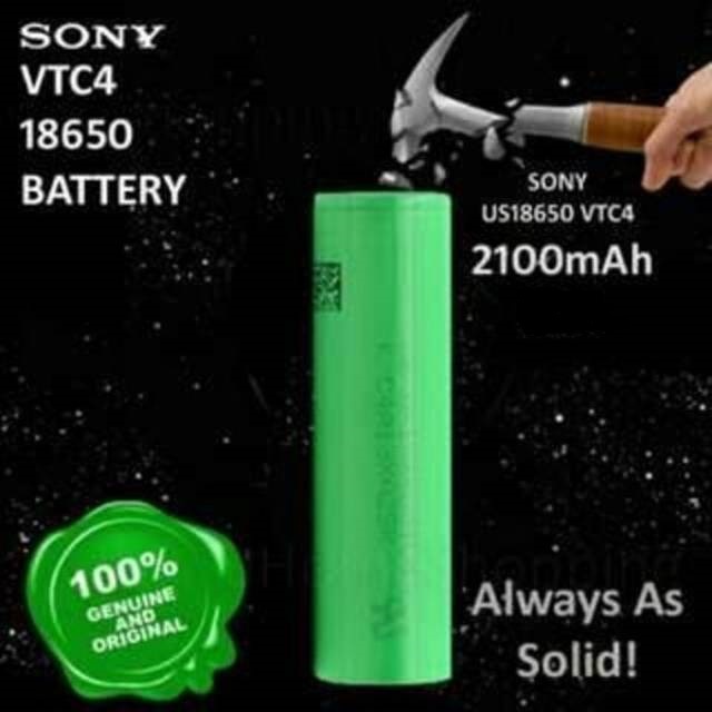 Baterai 18650 SONY Murata Battery Batre Authentic Original